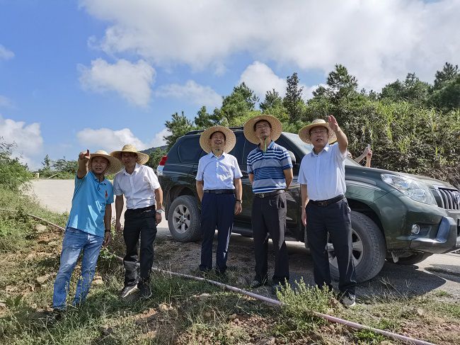 各級領(lǐng)導深入邊境攔阻設施應急建設項目現場(chǎng)  修.jpg